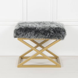 Atelier Del Sofa Capraz Plush - Gold, Grey